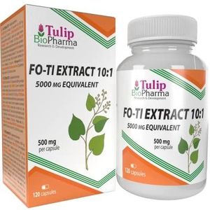 Fo-Ti Extract 10:1 (He Shou Wu) 5000mg Equivalent 120 capsules