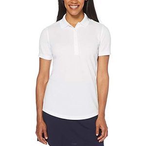 Callaway Performance golfpoloshirt met Opti-Dri™-technologie en korte mouwen voor dames (maat S-3XL), Wit, L