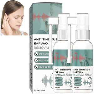 Hearing Restoration Spray, Earwax Cleaning Spray, Tinnitus Remission Spray,Natuurlijke effectieve spray voor tinnitusverzorging, anti-tinnitus oorsmeerverwijderingsspray, oorsmeerverwijdering (2ps)