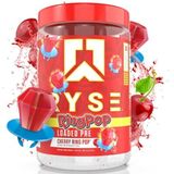 Ryse Core Series Loaded Pre | Pomp, Energie, Strength | L-Citrulline, Beta Alanine, L-Theanine, Caffeine, Thinkamine | 30 Servings (Cherry Ring Pop®)