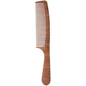 DieffematicSZ kam Natural Pear Wooden Wide Tooth Hair Comb Scalp Head Massage Wood Comb Detangling Anti-static Hair Brush for Hair Care Tools (Color : 02)