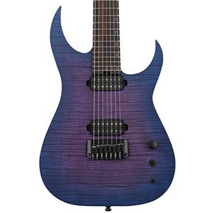Schecter Keith Merrow KM-7 MK-III Pro – 7-snarige elektrische gitaar – Blue Crimson Pearl