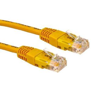 Cables Direct 4 m CATE netwerkkabel U/UTP (UTP) geel – netwerkkabel (4 m, opnemen U/UTP (UTP), RJ-45, geel)