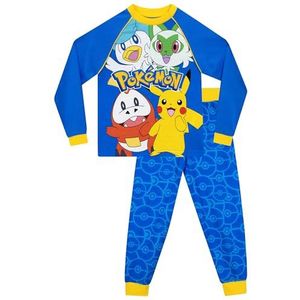 Pokemon Jongens Pyjama's Veelkleurig 122
