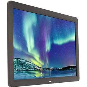 Elektronische Fotoalbums, Afbeeldingsvoorbeeld 15 Inch Digitale Fotolijst Stereoluidsprekers LED-diashow-effect voor Advertenties voor Huwelijksfeesten (EU-stekker)