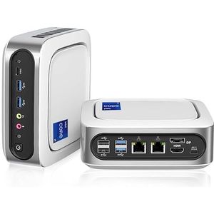 AWOW Mini-pc, Wi-11 Pro met i9-11900H (8C/16T, tot 4,9Ghz), 16 GB DDR4, 512 GB NVME SSD, mini-computer met wifi 6, BT 5.2, 4K Triple Display, Type-C, Dual 2.5G LAN (16+512GB)