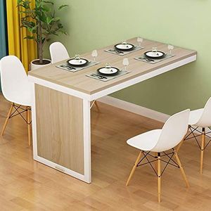 Wandgemonteerde klaptafel, converteerbare zwevende eettafel voor kleine ruimtes Home Office Table Desk