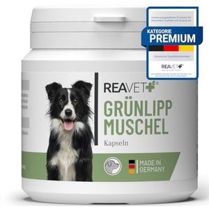 ReaVET - Groenlipmosselcapsules - 100 Stuks - Gewrichtstabletten voor Honden - Hoge Dosis