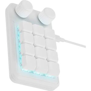 STBQHG Geavanceerd 12 Zeer belangrijk Programmeerbaar Toetsenbord voor Gokken en Productiviteit RGBs Backlighting met Type C Kabel