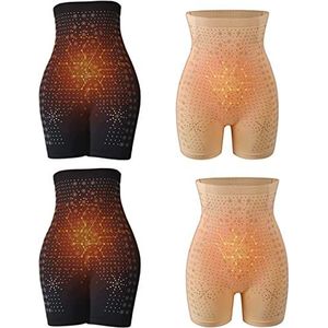 2023 Eleysty Ionische Vezel Vetverbrandende Buikcontrole & Detox Reparatie Shapewear, Ice Silk Ion Fiber Repair Shaping Shorts, XL