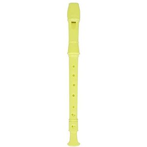 sopraan blokfluit Muziekinstrument ABS Kunststof 8-gaats Klarinet Beginners Beginners Fluit spelen (Color : Yellow)