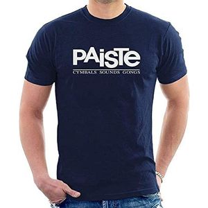 Paiste T-Shirt Cymbals Drums Drummer Navy Blue 3XL