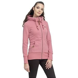 Ragwear NESKA Zip Sweatshirt voor dames, Rosé, XL