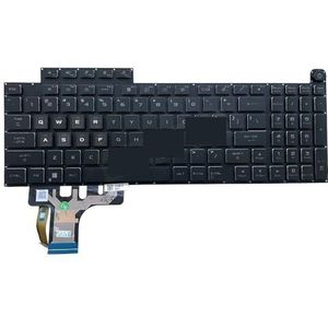 US RGB-achtergrondverlichting toetsenbord voor ASUS voor ROG voor Strix G18 G814 G814J G814JI JV G814JZ G814JU Gaming Laptop Kleurrijke achtergrondverlichting toetsenborden Nieuw