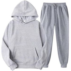 Tweedelige truiset | Set van joggingbroeken met lange mouwen en effen kleur - 2-delige sets voor dames, reisoutfit voor sporttraining Bittu