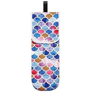 Krultang, afdekking voor krultang: de krultangorganizer voorkomt schokken, ontwerp met opening voor gemakkelijke toegang tot de badkamerorganizer, opbergtassen. Ximan