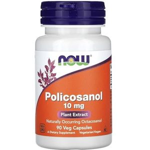 Now Foods - Policosanol - 10 mg - 90 Plantaardige Capsules