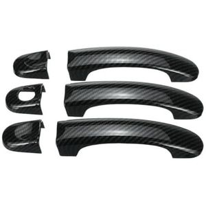 Buitendeurgreep Voor VW Voor Transporter T5 T6 Voor Caddy 2014 2013 2003-2015 2012 Auto Exterieur Onderdelen Deurklink Koolstofvezel Deurgreep Cover Set