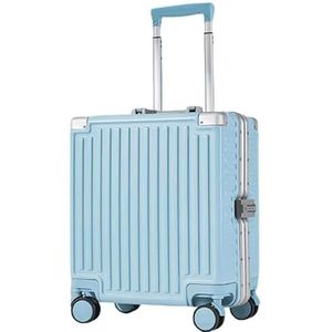 Koffer 18/20 inch bagage Moderne eenvoudige bagagekoffer Afneembare partitie Trolleybagage Kleine reisinstapbagage lichtgewicht