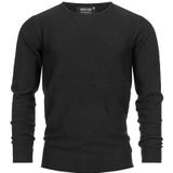 Gebreide Trui - Effen - Katoen - Ronde Hals - Lange Mouw