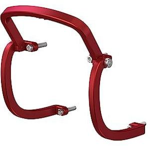 Drone Accessories For Aluminium Legering for Gimbal Bumper Anti-collision Protection Bar Camera Guard for DJI FPV Combo Drone Accessoires (Color : Red)