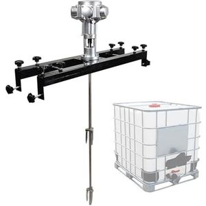 Luchtroerder, mengkraan voor tanks, 1000 liter in de handel verkrijgbare verfroerder met haken, uitrusting voor het mengen van lakken (largefivecylinders)