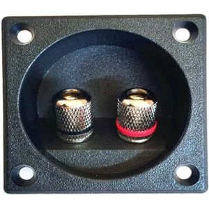 xbiez Banaan Socket Luidsprekers Terminals Verbindingsdoos Accessoires Zilver Koper Aansluitklem Vierkante Aansluitdoos Kopers Post Terminals