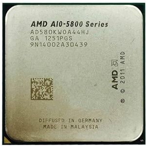 AMD A10-Series A10 5800K A10 5800 Quad-Core CPU-processor AD580KWOA44HJ/AD580BWOA44HJ 0Socket FM2 GEEN VENTILATOR