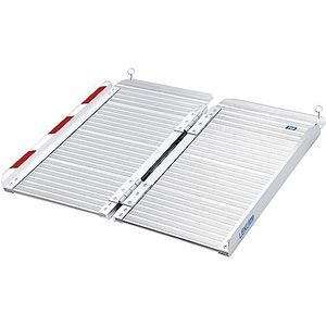 LIEKUMM Drempelhelling met capaciteit, 60 x 72 W, 300 kg, rolstoelhellingen voor thuis, trappen, trappen, handicaps, deuren, vouwhelling van aluminium voor rolstoelen