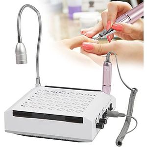 4-in-1 nagelstudio, stofafzuiging, manicuresnijder, nagelkunstmachine, nagelboor, led-lamp, multifunctionele elektrische nagelboormachine