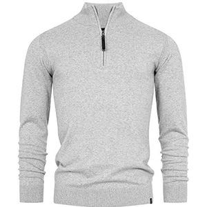 Indicode - Gore Pullover - Trui - Lichtgrijs - 80% Katoen
