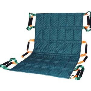 RVUEM Comfort Positioning Bed Pad with 12 Handles for Elderly, Incontinence, Caregiver, Sheet Patient Transfer Board, for Turning Inconvenience Care Transfer Sheet,80 * 140cm