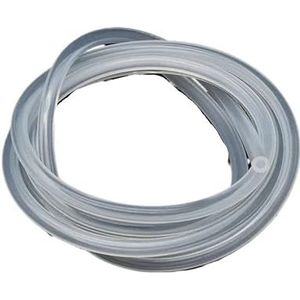 1M ID 1 2 3 4 5 6 7 8 9 10mm Siliconen Buis Flexibele Rubber Slang Food Grade Pomp Frisdrank Pijp Water Connector Meerdere Kleuren voor Motoren, Auto (Wit, 1 Meter_ID 4 MM OD 6MM)
