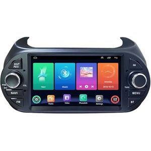 Android 14 2 Din Autoradio voor Fiat Fiorino Qubo Citroen Nemo 2008-2017 - Steun Carplay Android Auto DSP-7"" Touchscreen Auto Stereo Met Stuurwielbediening WIFI 4G Bluetooth Split-Screen(P2 WIFI 4-Cor