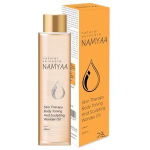 Namyaa Natural Science Body Toning, Sculpting Wonder Olie voor Scars, Stretch Mark,Ageing, Ongelijke Huidskleur, Firming, Voeding, 200 ml