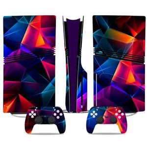 Anti Kras Voor PS5 PRO Skin Digital Edition Console En Controller Vinyl Cover Skins Wraps Krasbestendig, Compatibel Met Voor PS5 Digital Edition Pro 52423 Geen Schuimvorming