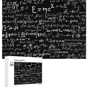 Fysieke Formule Wiskundige Berekening Grappige Jigsaw Puzzel Houten Foto Puzzel Gepersonaliseerde Aangepaste Gift Voor Mannen Vrouwen 300/500/1000 Stuk