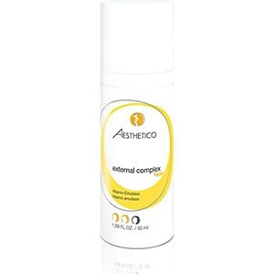 AESTHETICO External Complex, 50 ml, anti-aging emulsie voor rijpe, droge huid, verzorgt intensief met vitaminecomplex, beschermt tegen uv-gerelateerde huidveroudering en biedt effectieve