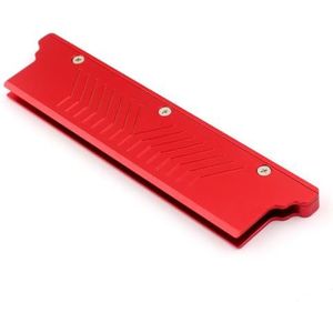 Rfeeuubft RAM Heatsink Radiator Koeling Koellichaam Koeler voor DDR2 DDR3 DDR4 Desktop Geheugen Warmteafvoer Pad Rood