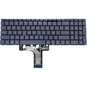 Spaanse toetsenbordachtergrondverlichting voor HP Pavilion 15-EH EH100 15M-EH TPN-Q246 Q245 toetsenborden blauwe toetsen