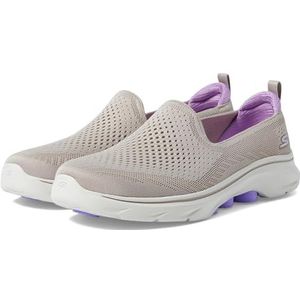 Skechers Go Walk 7 Vina sneakers voor dames, Taupe Lavendel, 43 EU