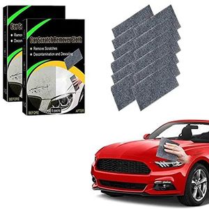 Nano Sparkle Cloth,Nano Magic Car Scratch Remover Cloth,Multifunctionele autolak krasreparatiedoek,Voor autokrassen Remover Watervlekken en oppervlaktepolijsten (12 stuks)