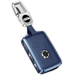 Sleutelbehuizing houder Voor XC60 XC40 XC90 S90 V60 S60 V90 2010-2022 Metalen Koeienhuid Auto Afstandsbediening Sleutel Case Cover Shell Houder Protector Fob Sleutelhanger Sleutelbehuizing(7)