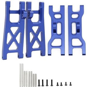 IWBR For Achter Suspension Arm 1/10 Fit for ECX 2WD Serie Ruckus Kwelling Bijl Brutus Circuit AMP MT RC Auto upgrade Onderdelen (Size : 2 Arm navy blue)