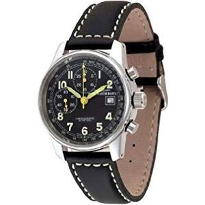 Zeno-Watch Mens Horloge - Klassieke Chronograaf Bicompax Winder - Limited Edition - 6557BD-a1