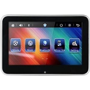 Auto-hoofdsteunspeler, 10 inch ultradunne auto-hoofdsteunmonitor MP5-speler Link FM HD 1080P-videoscherm met USB/SD-multimediaspeler,Videospeler(8 inch MP5)