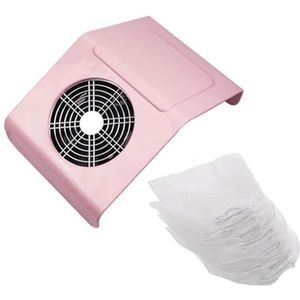 Nagelstofzuiger, elektrische nagelstofzuiger, 80W krachtige nagelreiniger nagelvacuümmachine sterke zuigkracht nagelkunstgereedschap professionele stofafscheider nagelventilator for manicure voor acry