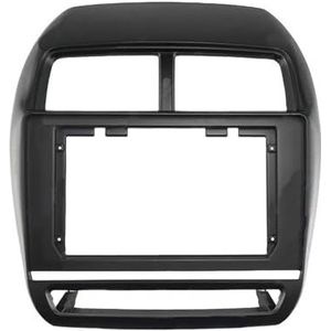 Voor Mitshbishi Voor RVR Voor ASX 2019 10 Inch Autoframe Fascia-adapter Canbus Box Radio Audio Dashboard Montagepaneelkit Auto Fascia Radio Paneel(Only Frame)