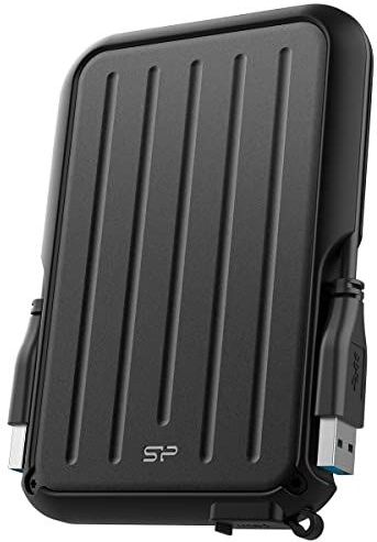 Silicon Power 2TB Armor A66 USB 3.2 Gen 1 draagbare harde schijf (zwart)