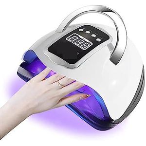 UV-nagellamp, LED UV Nail Lamp 280W 66LEDS UV LED Nagel Droger for Drogen Gel Polish Draagbare Ontwerp Nail lamp Met Motion Sensing Nail Art Manicure Gereedschap(1)